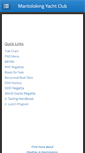 Mobile Screenshot of mantolokingyachtclub.org